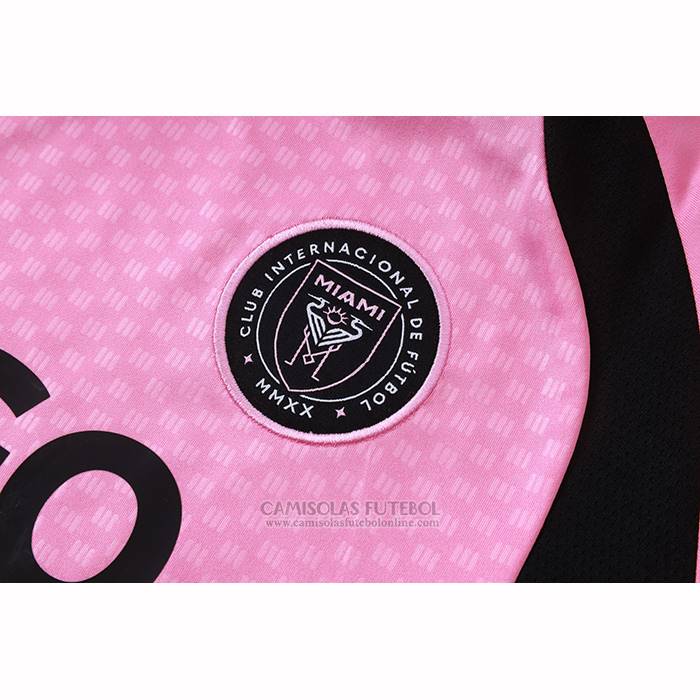 Fato de Treino Inter Miami Manga Curta 2026-2027 Rosa - Calcas Curta